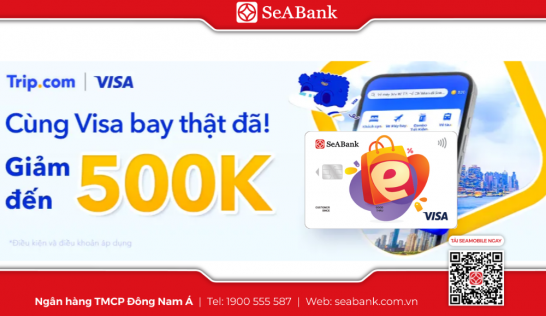Ưư đãi lên tới 500.000 VND hàng ngày tại Trip.com